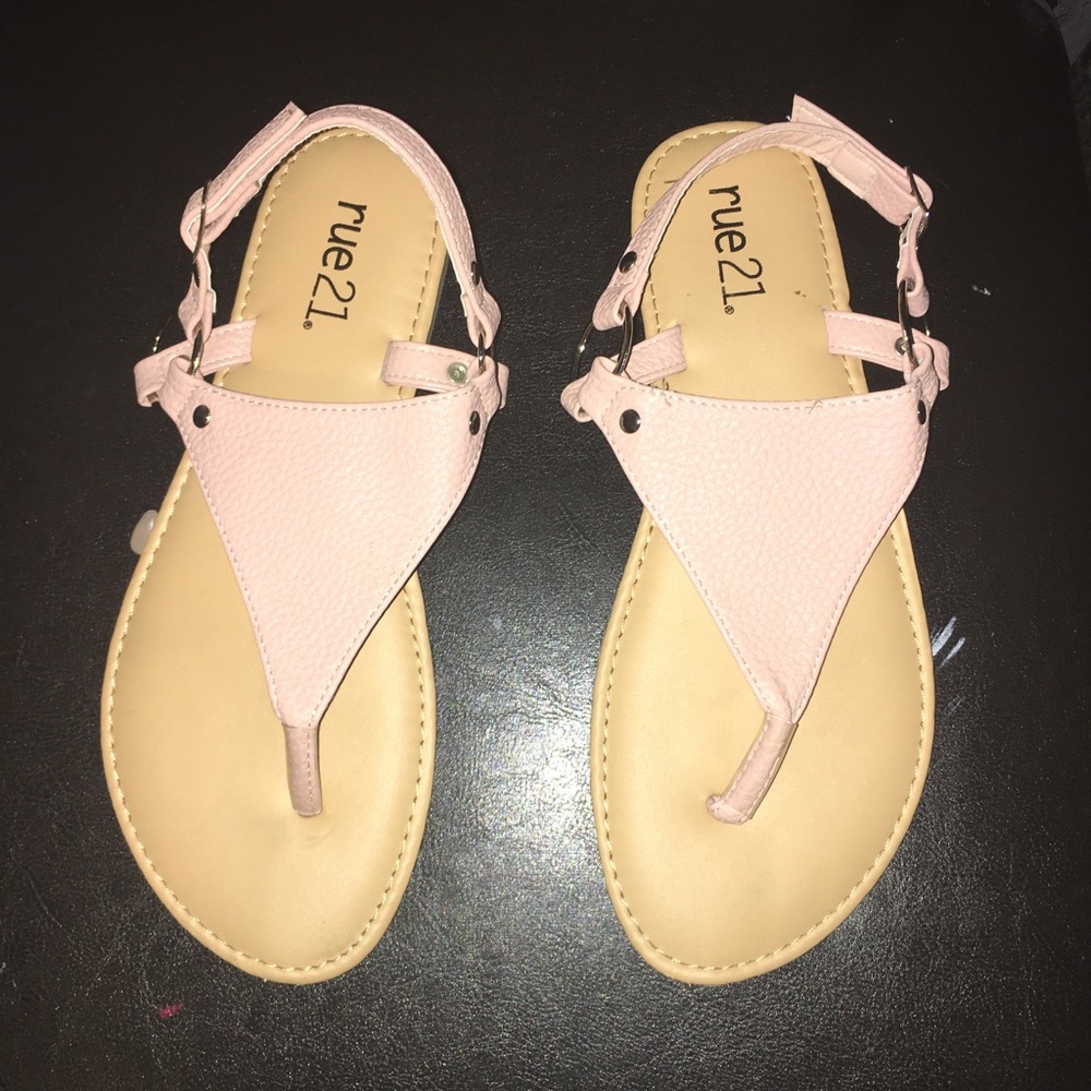Pink sandals
